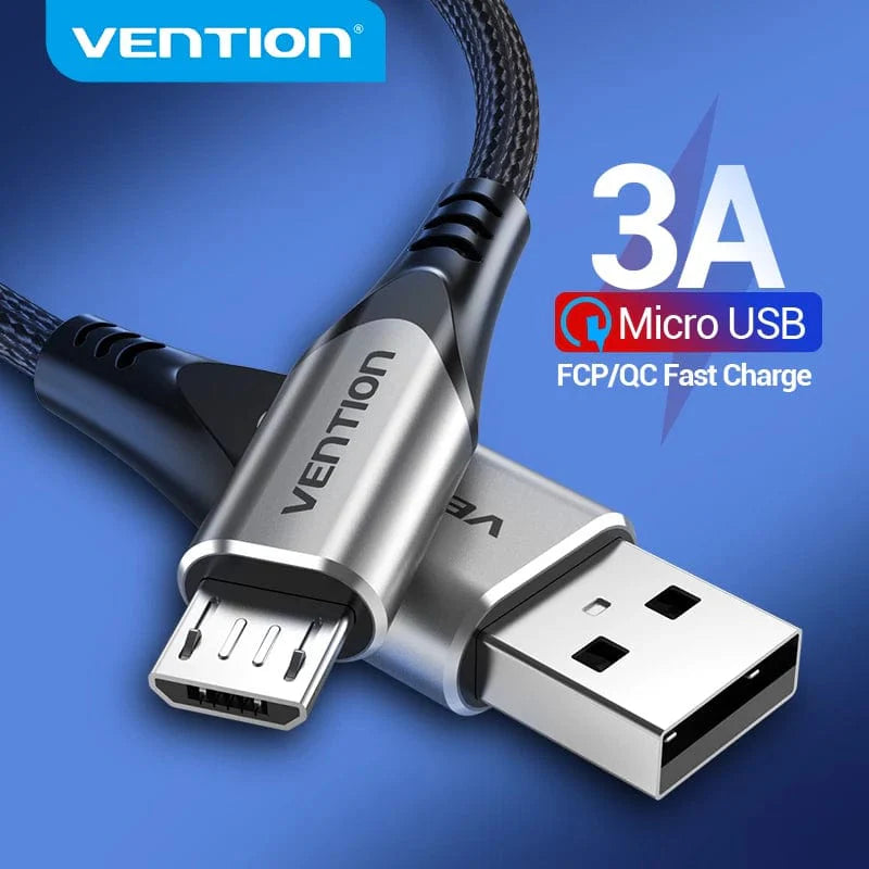 Vention COLBG USB 2.0 A Male to Micro USB Male 3A Cable - 1.5M