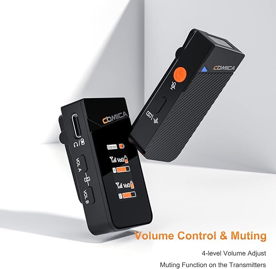Comica Vimo C3 Wireless Lavalier Microphone With Noise Cancelling