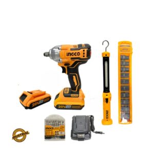 Ingco COSLI23011 Lithium-ion cordless 2 Pcs combo kit 20V