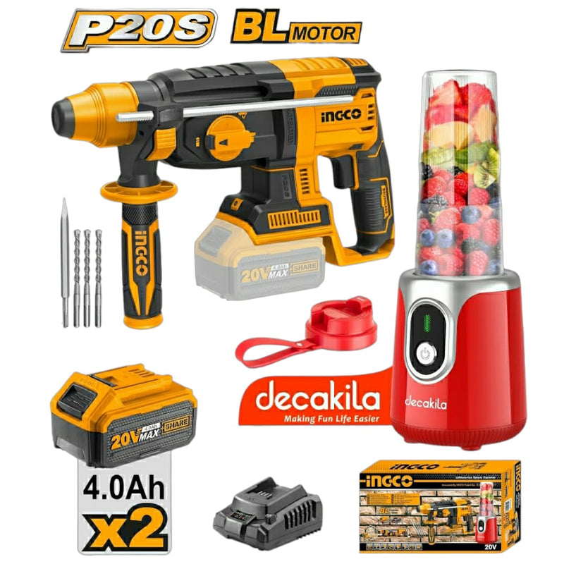 Ingco COSLI23014 Lithium-ion cordless 2pcs combo kit 20V