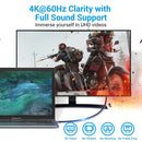 Vention CRBBF Cotton Braided USB-C to HDMI Cable 1M Aluminum Alloy Type 