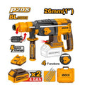 Ingco CRHLI202289 20V Li-Ion Cordless Rotary Hammer – Powerful Compact Concrete Drilling Tool