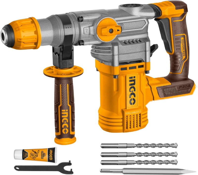 Ingco CRHLI20288 Brushless Lithium-Ion Rotary Hammer 20V 4.0Ah