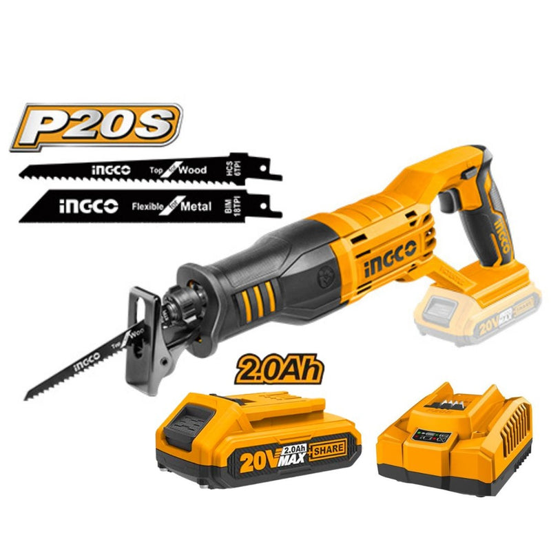 Ingco CRSLI11521 Lithium-ion reciprocating saw 20V