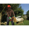 Black + Decker CS1835 1800W 35cm Corded Chainsaw – Powerful Electric Chainsaw for Fast & Precise Wood Cutting