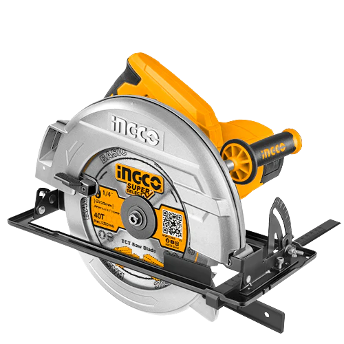 Ingco CS23522 2200W Circular Saw with Adjustable Features and Bonus Accessories