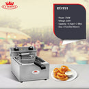 Caterina CT-111 17L Single Tank Fryer – Efficient Deep Frying, Easy Temperature Control, Durable & Ideal for Home, Office & Commercial Kitchens