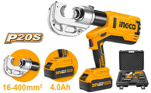 Ingco CTLI2002 20V Li-Ion Cordless  Hydraulic Crimping Tool
