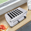 CATERINA CT/126 6-Slot Toaster – Fast Even Toasting, Adjustable Browning Control, Durable Design, Perfect for Home, Office & Small Commercial Kitchens