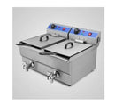 Caterina CT/193 2x10L Double Fryer Heavy Duty – High-Capacity, Fast Heating, Durable Stainless Steel, Perfect for Restaurants, Cafes & Commercial Kitchens