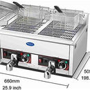 Ramtons CT/674 Double Tank Fryer – High-Capacity, Fast & Even Frying, Durable Stainless Steel, Ideal for Home, Office & Commercial Kitchens