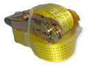 Uyustools CU259C Ratchet Tie Down 2'' x 9M – Heavy-Duty Polyester Strap – 2.5 Ton Rated Working Load – 5 Ton Max Break Strength – Industrial Grade Polyester Lashing Strap for Trucks, Containers & Heavy Hauling
