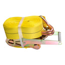 Uyustools CU499C Ratchet Tie Down 4" x 9M – Heavy-Duty Polyester Strap – 4.5 Ton Working Load – 9 Ton Max Break Strength – High-Strength Webbing for Trucks, Trailers, Machinery and Industrial Cargo