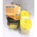 Uyustools CU5015 Ratchet Tie Down 2" x 6M – Heavy Duty Polyester Strap – 1 Ton Rated Working Load – 2 Ton  Max Break Strength – Secure Cargo, Trucks, Trailers, Transport