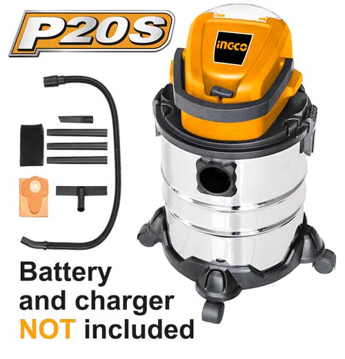 Ingco CVLI2001 Lithium IonVacuum Cleaner 0.7L