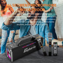 CYBORIS X12 Bluetooth-compatible 5.3 Speaker with 6.5mm Interface 200W RGB Light Music Wireless Speaker