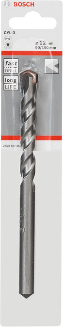 Bosch CYL-3 Concrete Drill Bit  12 x 90 x 150 mm, d 10 mm (2608597667)