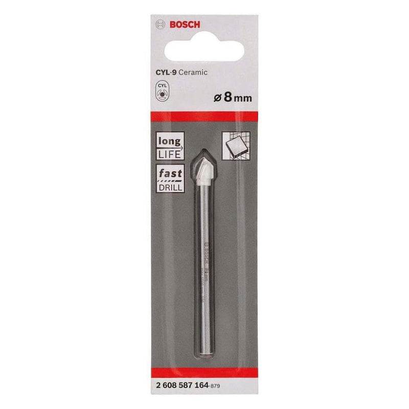 Bosch CYL-9 Ceramic Tile Drill Bit 8 x 80 mm - 2608587164