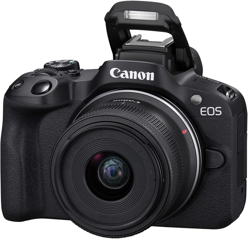 Canon EOS R50 Camera with RF-S18-45mm f/4.5-6.3 IS STM two Lens Kit