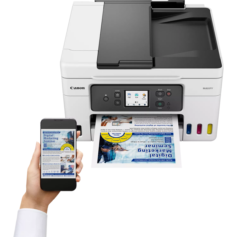 Canon MAXIFY GX4040 MFP – 4-in-1 Colour Inkjet Printer with Refillable MegaTank, Wi-Fi & Ethernet