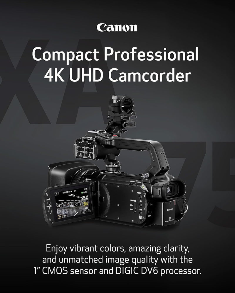 Canon XA75 Professional Camcorder - 4K UHD