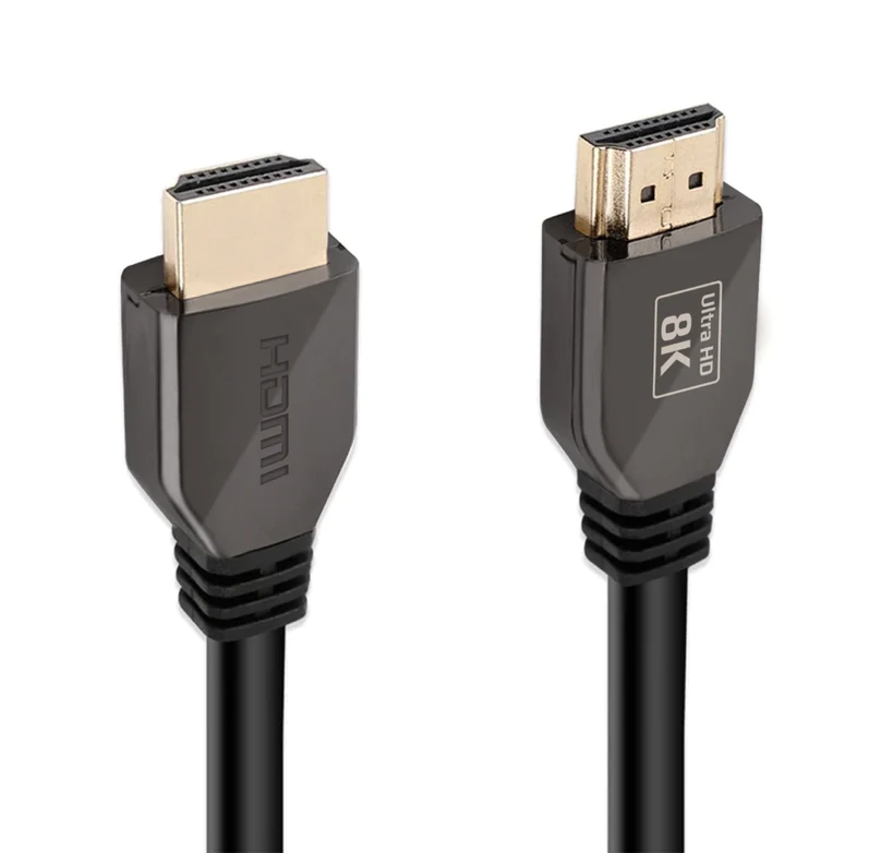 Promate 8K@60Hz Ultra High-Speed HDMI 2.1 Cable (PROLINK8K-200) - 8K@60Hz High-Definition, 48Gbps Bandwidth, EARC Support, 2M Cable Length