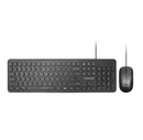 Promate Quiet Key Wired Compact KeyBoard & Mouse (COMBO-KM2)