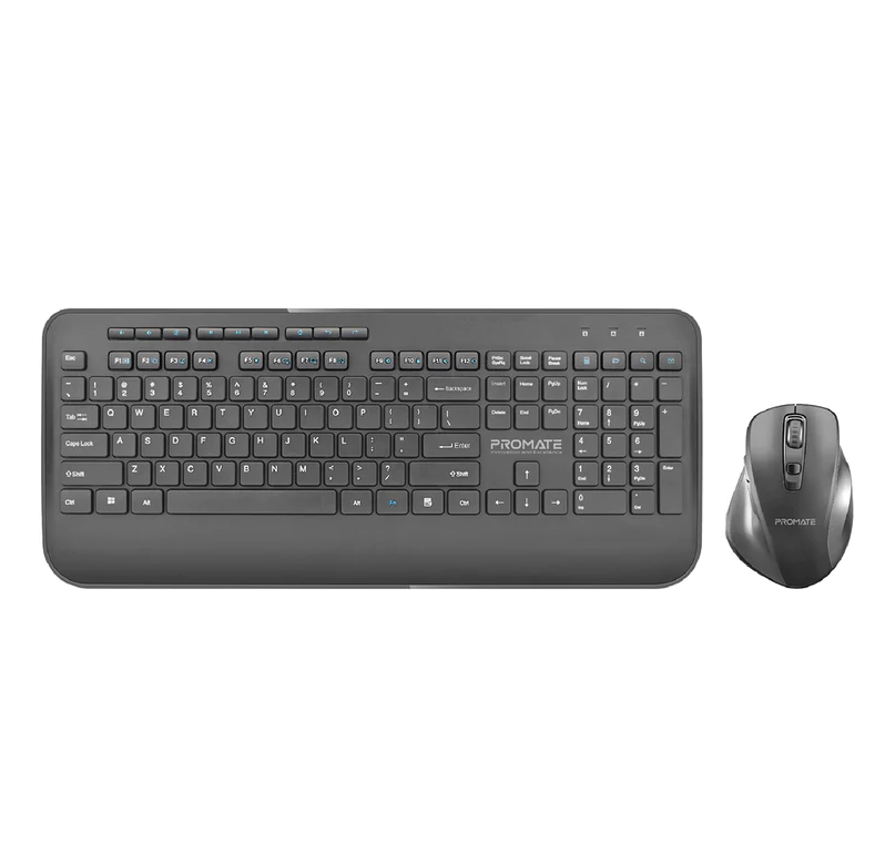 Promate Portable Wireless Slim Media Keyboard & Mouse Combo (PROCOMBO-8)