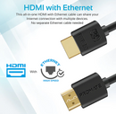 Promate HDMI (Male)-HDMI (Male) Cable (PROLINK4K2-10M) - 3D, 4K Ultra HD & Ethernet Support, 10M Length