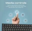 Promate Slim Wireless Ergonomic Keyboard & Mouse Combo (PROCOMBO-12)
