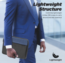 Promate Lightweight 300D Twill Polyester 13" Laptop Sleeve (LIMBER-SB) - Water-Resistant, 1 Main Compartment, 1 Front Pocket, For Laptops Up to 13"