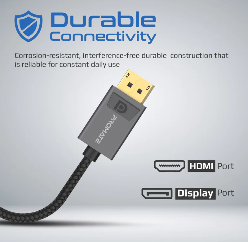 Promate 4K@60Hz DisplayPort to HDMI Adapter (MEDIALINK-DP)
