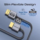 Promate 8K@60Hz Ultra High-Speed HDMI 2.1 Cable (PRIMELINK8K-150) - 8K@60Hz High-Definition, 1.5M Cable Length