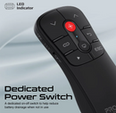 Promate 2.4GHz Wireless Presenter (PROPOINTER) - Presentation Controls, Laser Pointer