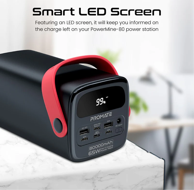 Promate 80000mAh Compact Power Pack |Digital Store |Nairobi, Kenya