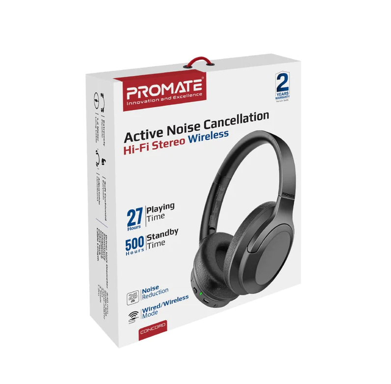 Promate Noise Cancelling Bluetooth Headphones |Digital Store |Nairobi ...
