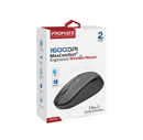 Promate 1600DPI Dual Tone Ergonomic Wireless Mouse (TRACKER) - Adjustable 1600 DPI, MaxComfort Ergonomic Design