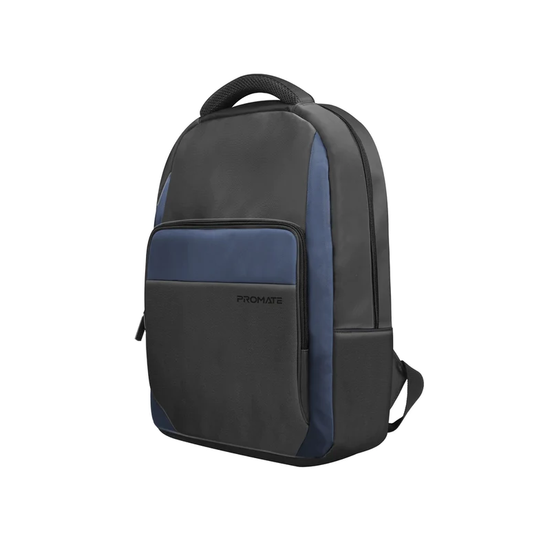 Promate 15.6" 300D Twill Polyester Laptop Backpack (LIMBER-BP) - Water-Resistant, 1 Main Compartment, 1 Front Pocket, For Laptops Up to 15.6"