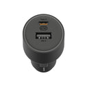 USB-A and USB-C fast charging ports on Xiaomi 67W car charger