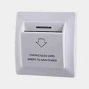 Inserting keycard into SH3R hotel room power control switch