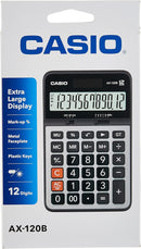Casio AX-120B Compact Desk Type Practical Calculators