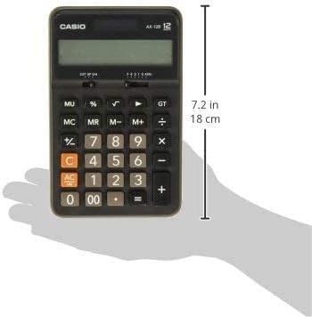 Casio AX-12B Compact Desk Type Practical Calculators 