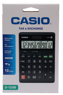 Casio D-120B Standard Business Calculator 
