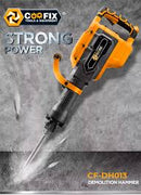 Coofix CF-DH013 1800W Electric Hammer Drill Machine Demolition Hammer – Heavy Duty Industrial Power Tool for Construction Concrete Breaking and Professional Use