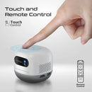 Promate CubeCast-2 4K Ultra Portable Wireless DLP Projector – Compact High Performance Projector with 100 ANSI Lumens for Home Entertainment, Office Presentations, Streaming, and Multimedia Applications