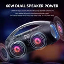 CYBORIS F29 120W Bluetooth-compatible Speaker with RGB Light IPX7 Waterproof Outdoor Subwoofer