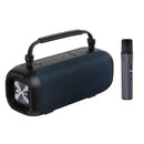Cyboris T12 80W RGB Light Speaker Portable 10400mAh Karaoke Speaker with Dual Microphone 3D Stereo Surround BoomBox
