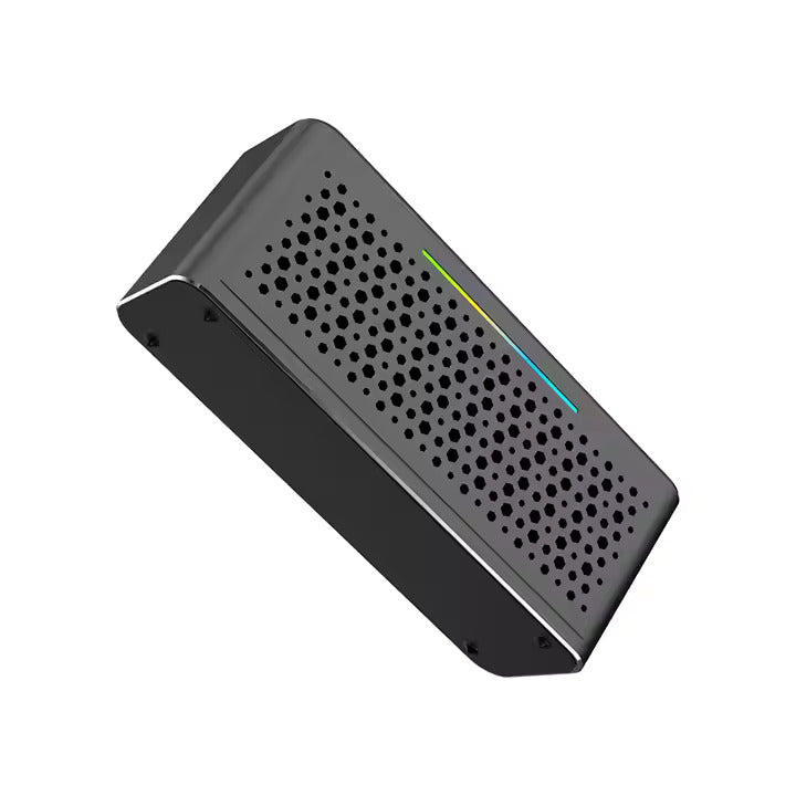 Cyboris T3 Pro 2025 New Release Metal Housing Case 60W Wireless Portable Speaker with RGB Led Light Deep Bass