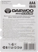 Daewoo Battery AAA 1.5V Alkaline 2-Piece Rechargeable Batterry Pair