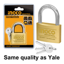 Ingco DBPL0702 Heavy Duty &nbsp;Brass Block Padlock 70mm